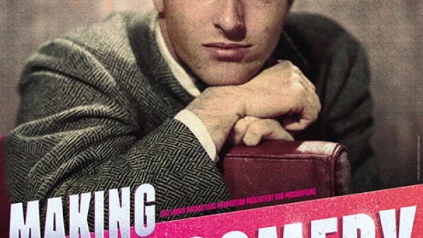 Das Filmplakat für „Making Montgomery Clift“ zeigt ein Porträt des jungen Schauspielers.