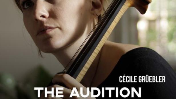 Das Filmplakat für „The Audition“ zeigt Cécile Grüebler mit einem Cello.