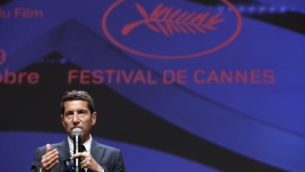 David Lisnard, Bürgermeister von Cannes, bei der verkleinerten 2020er-Version des Filmfestivals Ende Oktober