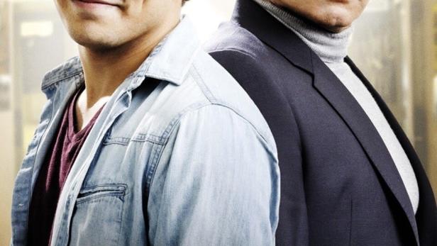 Das Filmplakat für „Fiston“ zeigt Kev Adams und Sandrine Bonnaire.