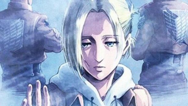 Cover von „Attack on Titan: Lost Girls“ mit Annie im Vordergrund.