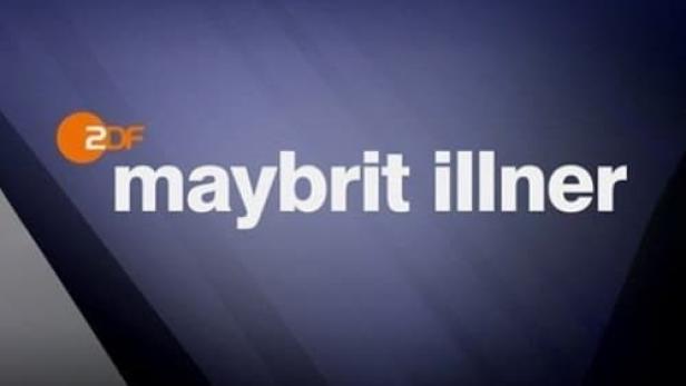 Das Logo der Sendung „maybrit illner“ des ZDF.