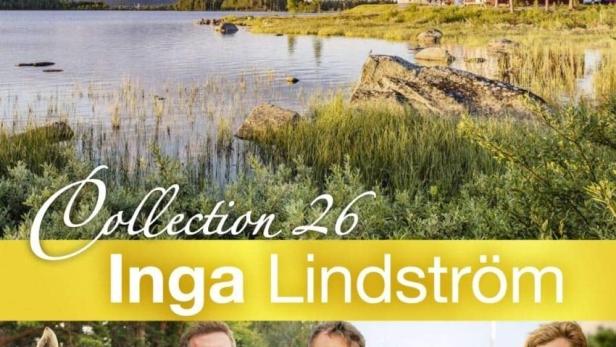 Das Cover von „Inga Lindström Collection 26“ zeigt eine Landschaft und mehrere Schauspieler.