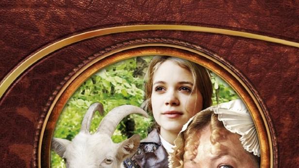 Das Filmplakat zu „6 auf einen Streich“ zeigt zwei Frauen und eine Ziege.