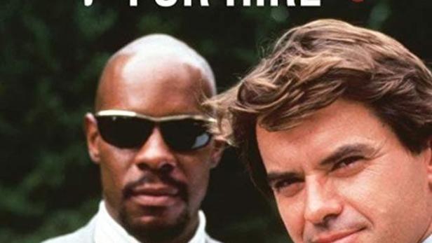 Das Cover der ersten Staffel von „Spenser: For Hire“ mit den Schauspielern Robert Urich und Avery Brooks.