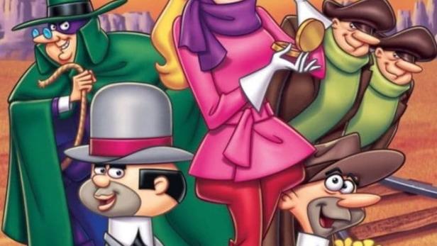 Cover-Artwork der Zeichentrickserie „Die tollkühnen Abenteuer der Penelope Pitstop“ von Hanna-Barbera.