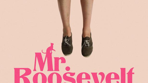 Das Filmplakat für „Mr. Roosevelt“ zeigt eine Frau, die im Begriff ist, hinzufallen.