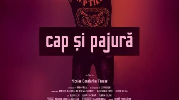 Das Filmplakat für „Cap și pajură“ zeigt einen Mann mit erhobenen Händen.