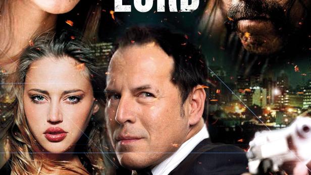Das Filmplakat für „Drug Lord“ zeigt Estella Warren, Carlotta Bosch, Hector Echavarria und Danny Trejo.