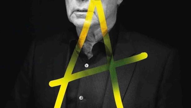 Ein Mann mit Sonnenbrille, überlagert von einem gelben „A“ und dem Schriftzug „ARTEHOLIC“.