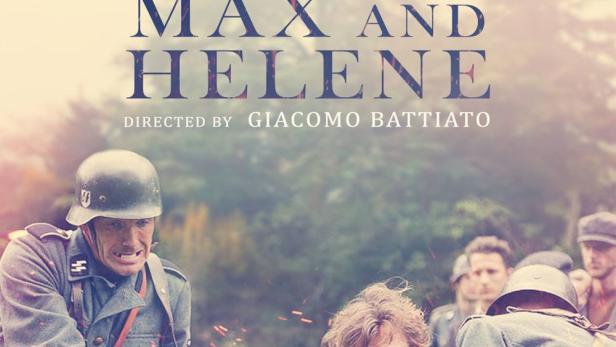 Auf dem Filmplakat zu „Max and Helene“ wird eine Frau von Soldaten weggezerrt.