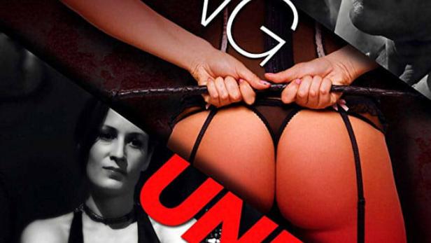 Das Filmplakat für „Going Under“ zeigt eine Frau mit einer Peitsche und zwei weitere Personen im Hintergrund.