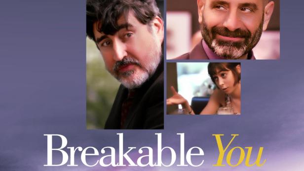 Das Filmplakat für „Breakable You“ zeigt die Skyline von New York und mehrere Schauspieler.