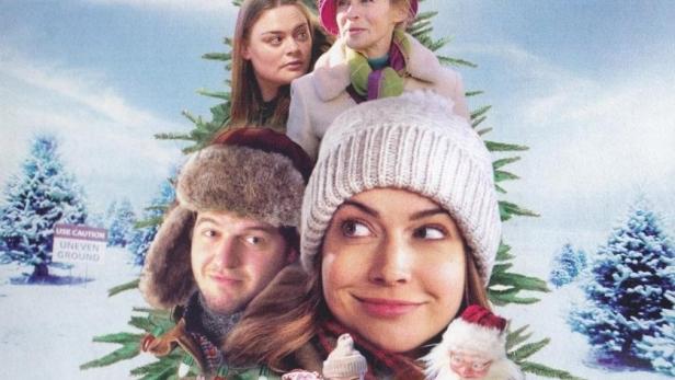 Das Cover des Films „Ein Schatz zu Weihnachten“ mit Katlyn Carlson, Brian Muller und Teya Patt.