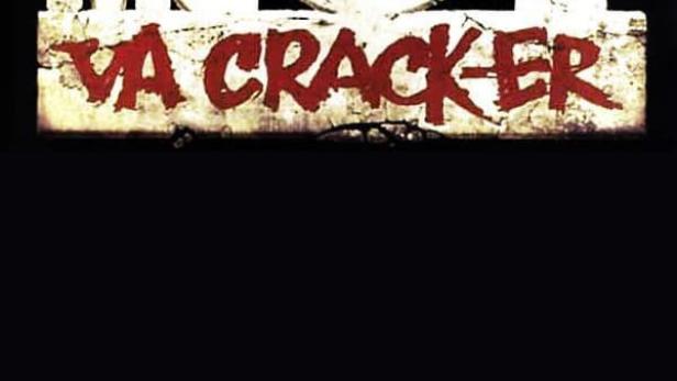 Das Cover des Albums „Va Cracker“ von MC6T mit weißer und roter Schrift auf schwarzem Hintergrund.