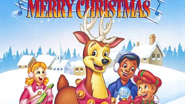 Das Cover der „Christmas Classics Series“ zeigt den Titel „We Wish You A Merry Christmas“ mit animierten Figuren.