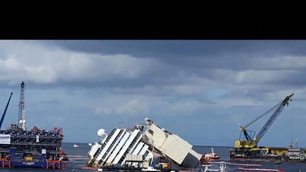 Raising the Costa Concordia