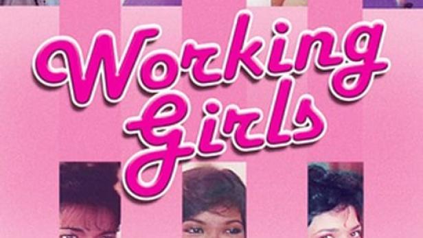 Das Filmplakat für „Working Girls“ zeigt acht Frauen in rosa Rahmen.