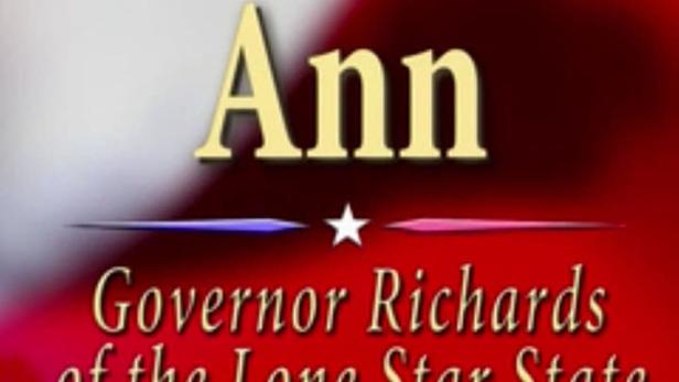 Das Cover des Buches „All About Ann: Governor Richards of the Lone Star State“.