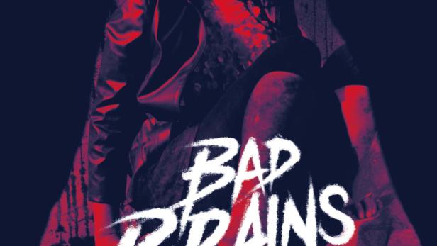 Das Filmplakat für „Bad Brains“ zeigt eine Frau in rotem Licht.