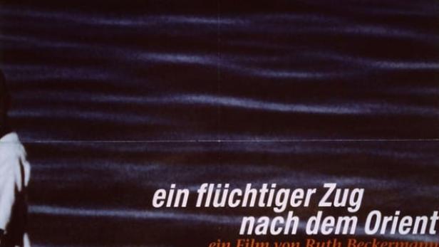 Das Filmplakat für „Ein flüchtiger Zug nach dem Orient“ von Ruth Beckermann.