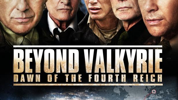 Das Filmplakat für „Beyond Valkyrie: Dawn of the Fourth Reich“ zeigt ein U-Boot im Kampf.