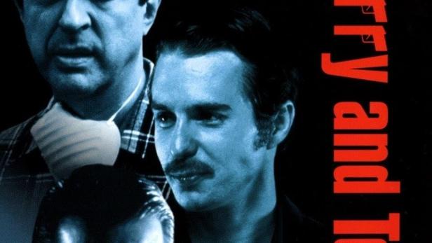 Das Filmplakat für „Jerry and Tom“ mit Joe Mantegna, Sam Rockwell und anderen Schauspielern.