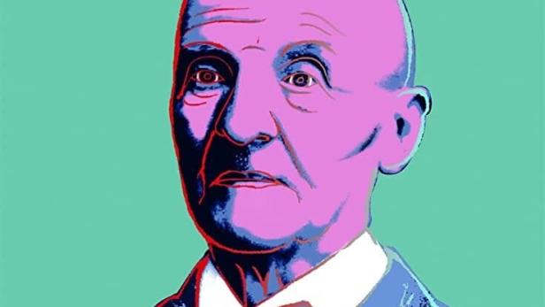 Das Filmplakat für „Anton Bruckner: A Giant in the Making“ zeigt ein Porträt von Anton Bruckner.