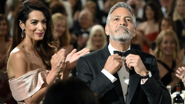 George Clooney mit Ehefrau Amal