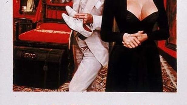 Das Filmplakat für „La Stanza del Vescovo“ zeigt Ugo Tognazzi und Ornella Muti.