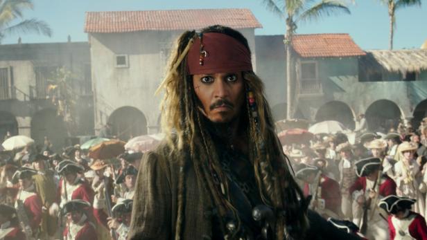 Johnny Depp als Pirat Jack Sparrow in &quot;Fluch der Karibik&quot;