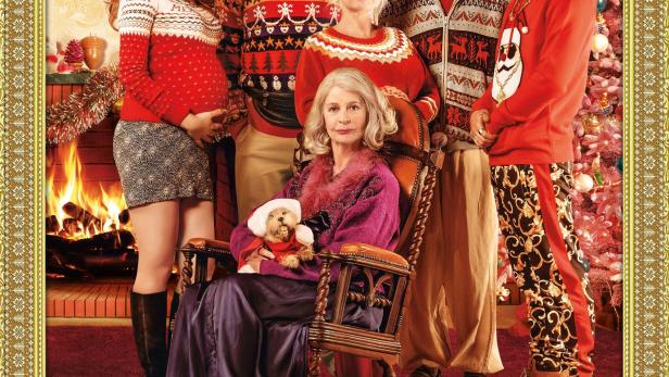 Die Familie Tuche posiert weihnachtlich für den Film „Les Tuche 4“.
