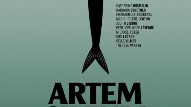 Das Filmplakat für „Artem Silendi“ zeigt ein Kreuz, das in eine Fischflosse übergeht.