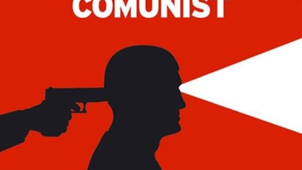 Das Filmplakat für „Marele Jaf Comunist“ zeigt eine stilisierte Hinrichtung.