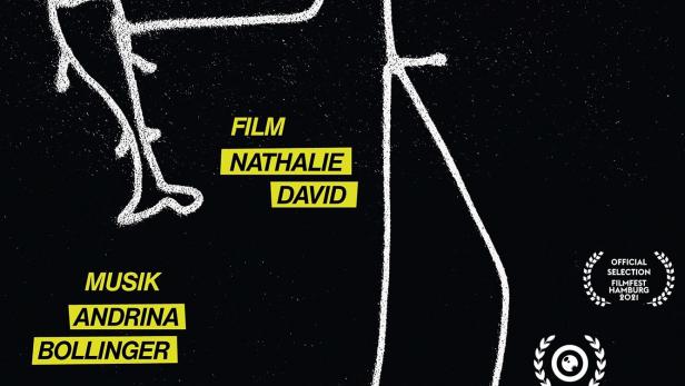 Das Filmplakat zeigt eine Strichmännchen-Graffitikunst von Harald Naegeli, dem „Sprayer von Zürich“.