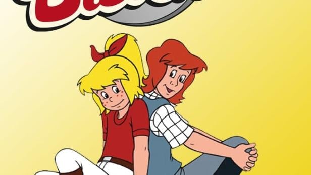 Das Cover der Zeichentrickserie „Bibi & Tina“ zeigt die beiden Freundinnen.