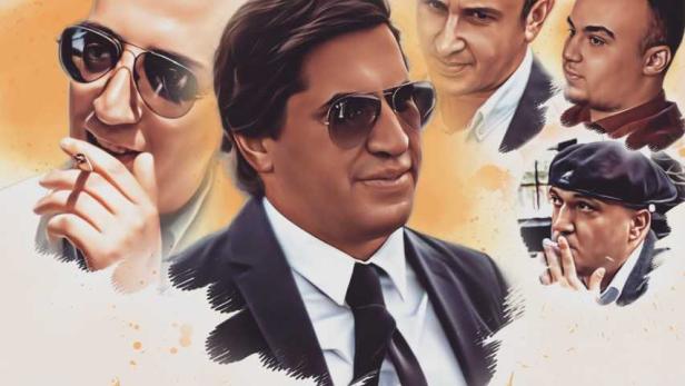 Das Filmplakat für „Das Spiel endet“ zeigt mehrere Schauspieler, darunter Meto Ege und Marouan Badaoui.