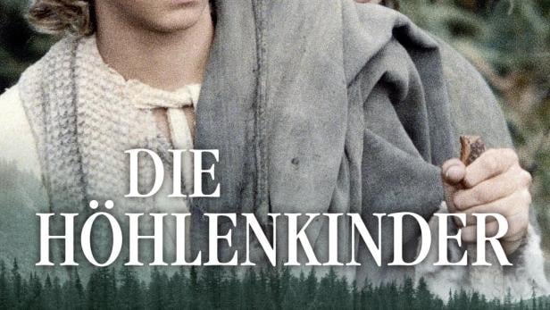 Das Cover der 10-teiligen Serie „Die Höhlenkinder“ mit Kim Rossi Stuart und Veronica Logan.