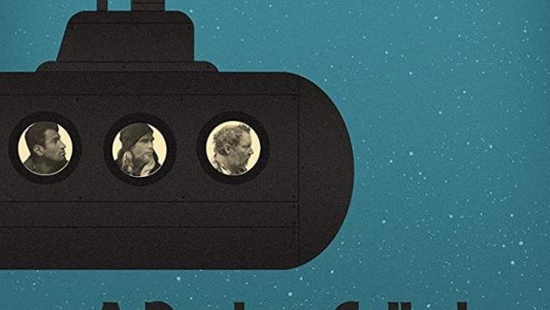 Das Filmplakat für „A Donkey Called Geronimo“ zeigt ein U-Boot und einen Esel auf dem Mond.