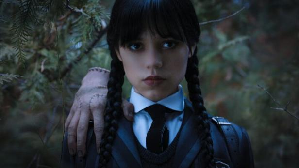 Jenna Ortega als Wednesday Addams.