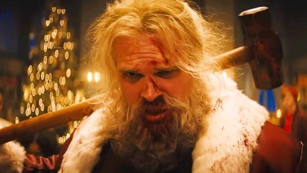David Harbour als Weihnachtsmann in "Violent Night"