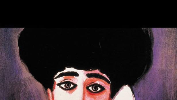 Das Filmplakat für „ミンボーの女“ zeigt eine Frau mit einem Telefonhörer.