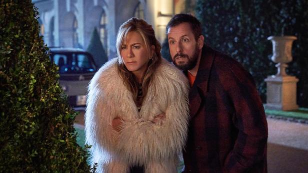 Jennifer Aniston und Adam Sandler in "Murder Mystery 2"