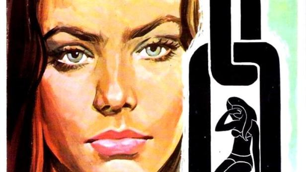 Das Filmplakat für „Cebo Para Una Adolescente“ zeigt Ornella Muti und eine stilisierte Gefängniskette.