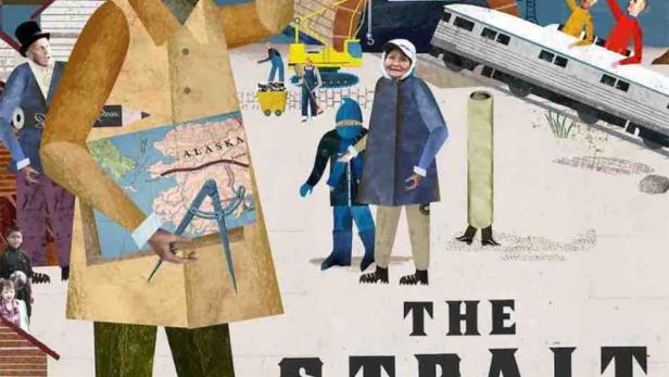 Das Filmplakat für „The Strait Guys“ zeigt eine Collage verschiedener Szenen und Figuren.