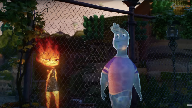 Szene aus Pixars &quot;Elemental&quot;