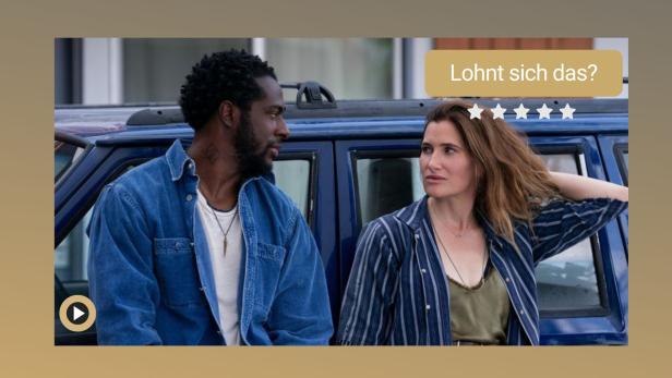 Quentin Plair und Kathryn Hahn in "Tiny Beautiful Things"