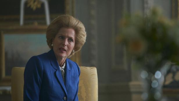 Gillian Anderson als Margaret Thatcher in &quot;The Crown&quot;