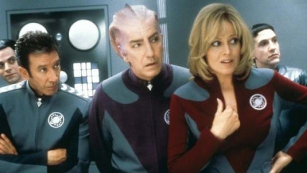 Das originale "Galaxy Quest" mit ALan Rickman, Tim Allen und Sigourney weaver