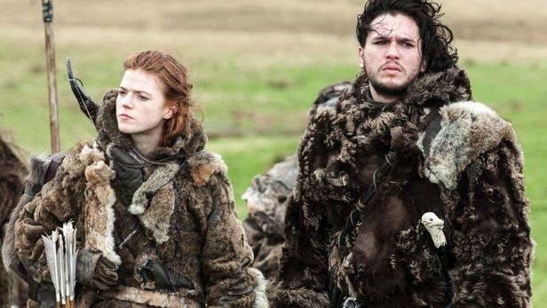 Rose Leslie und Kit Harrington in "Game of Thrones"